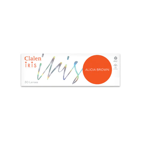 CLALEN彩色CON|CLALEN 1 Day Alicia Brown 夢幻啡 日拋隱形眼鏡|每盒30片♡♡|日拋one day