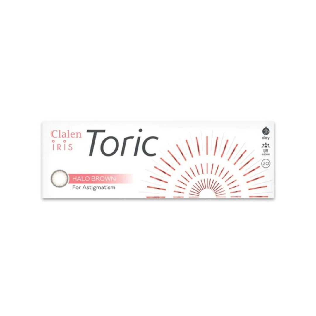 CLALEN彩色CON|CLALEN Iris 1 Day Toric Halo Brown 散光隱形眼鏡|每盒30片♡♡|日拋one day