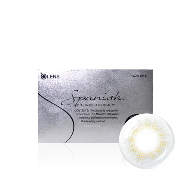 Olens Spanish Real Gray 1 Month|每盒2片♡♡|月拋one month