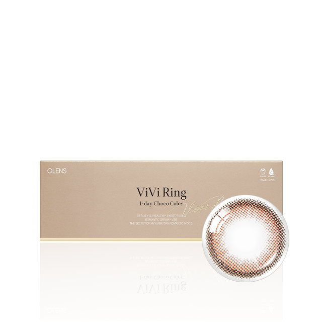 OLENS彩色CON｜Olens Vivi Ring Choco 1 Day 日拋隱形眼鏡｜每盒20片♡♡｜日拋one day