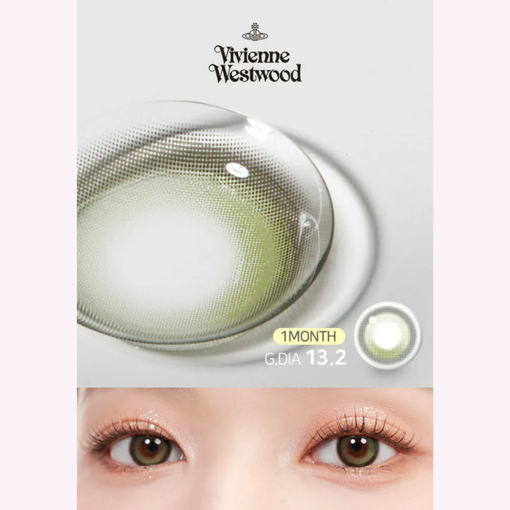 Vivienne Westwood Roun Olive ｜每盒2片｜月拋 One Month