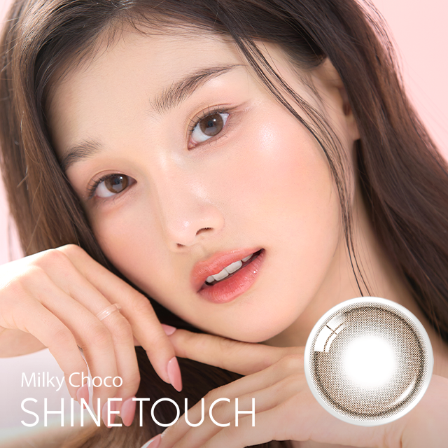 OLENS彩色CON｜Olens Shine Touch Milky Choco 1 Month 月拋隱形眼鏡｜每盒2片♡♡｜月拋one month