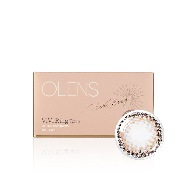 OLENS彩色CON｜Olens Vivi Ring Brown 1 Month Toric 月拋散光隱形眼鏡｜每盒1片♡♡｜月拋one month