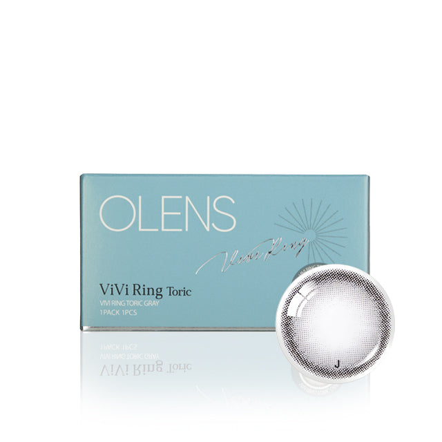 OLENS彩色CON｜Olens Vivi Ring Gray 1 Month Toric 月拋散光隱形眼鏡｜每盒1片♡♡｜月拋one month