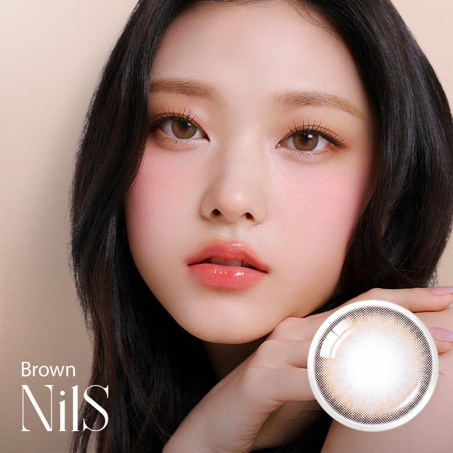 OLENS彩色CON｜Olens Nils Brown 1 Month 月拋隱形眼鏡｜每盒2片♡♡｜月拋one month