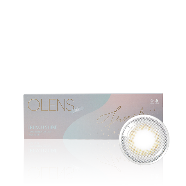 OLENS彩色CON｜Olens French Shine Gray 1 Day 日拋隱形眼鏡｜每盒10片♡♡｜日拋one day