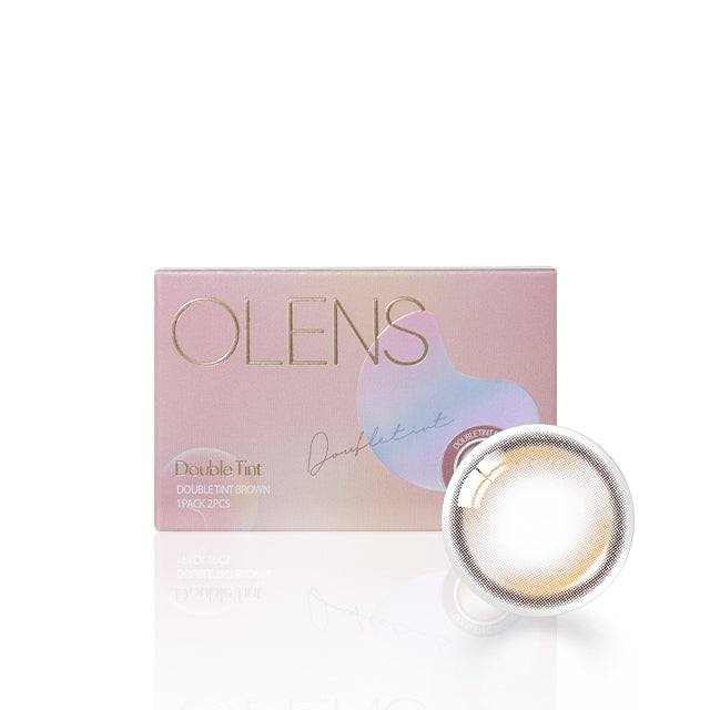 OLENS彩色CON｜Olens Double Tint Brown 1 Month 月拋隱形眼鏡｜每盒2片♡♡｜月拋one month
