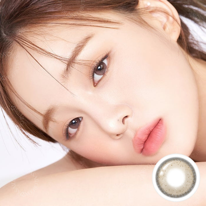 LensTown彩色CON｜LensTown Odd I's m Plain odd Brown 1 Month 月拋隱形眼鏡｜每盒1片♡♡｜月拋one month