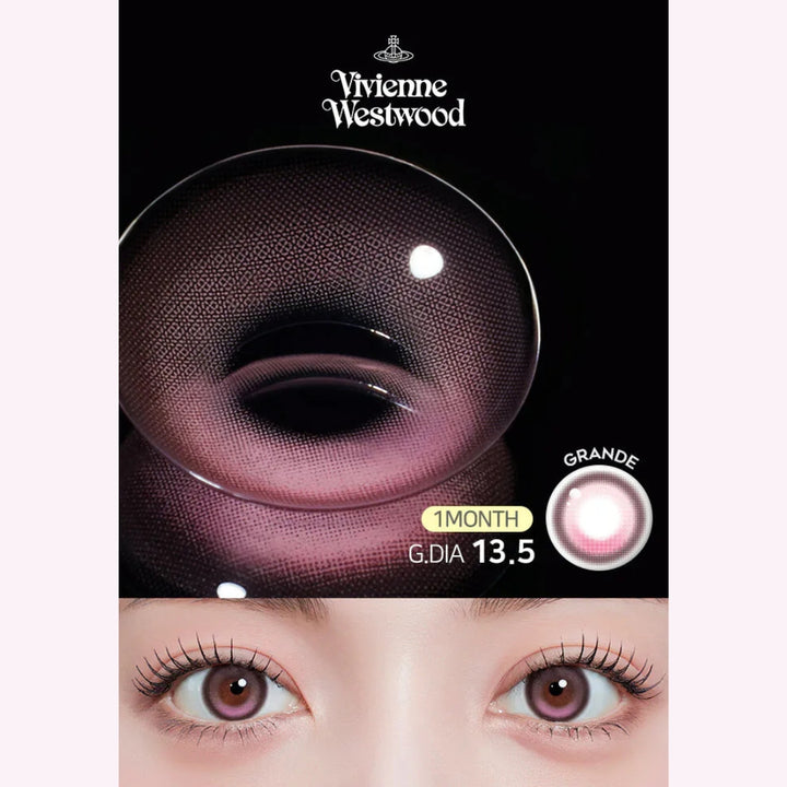 Vivienne Westwood Roun Grande Pink ｜每盒2片｜月拋 One Month