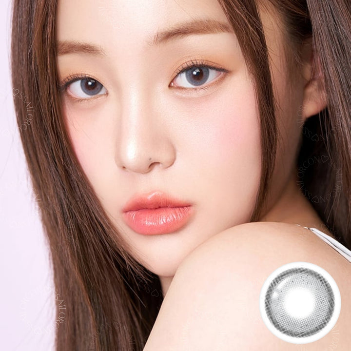 LensTown彩色CON｜LensTown Odd I's m Plain odd Gray 1 Month 月拋隱形眼鏡｜每盒1片♡♡｜月拋one month