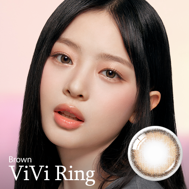 OLENS彩色CON｜Olens Vivi Ring Brown 1 Month 月拋隱形眼鏡｜每盒2片♡♡｜月拋one month