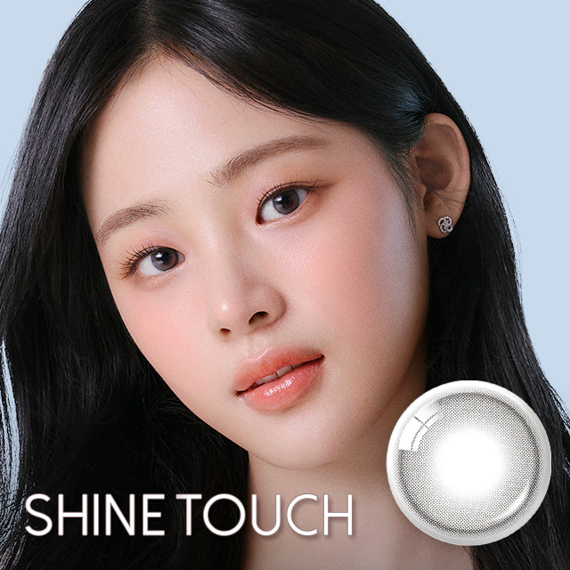 OLENS彩色CON｜Olens Shine Touch Milky Gray 1 Month 月拋隱形眼鏡｜每盒2片♡♡｜月拋one month