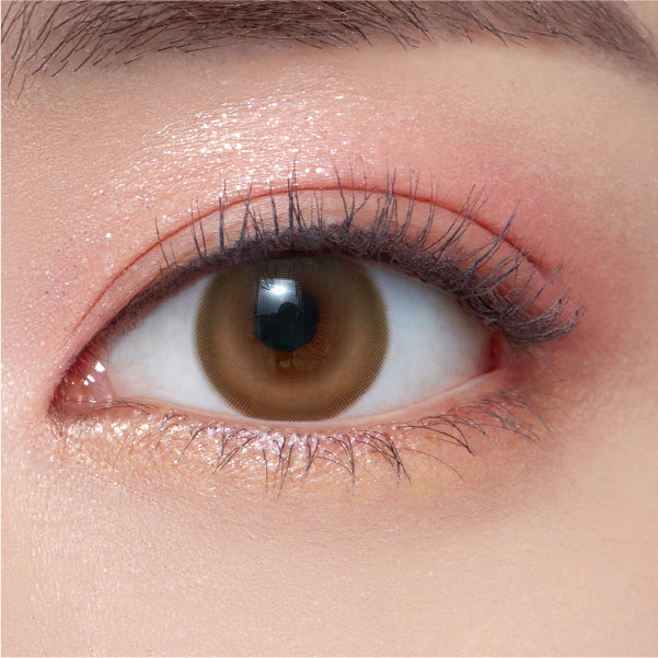 OLENS彩色CON｜Olens Cherry Moon Brown 1 Month 月拋隱形眼鏡｜每盒2片♡♡｜月拋one month