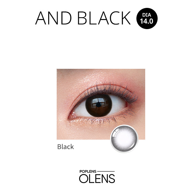 OLENS彩色CON｜Olens And Black 1 Month 月拋隱形眼鏡｜每盒2片♡♡｜月拋one month