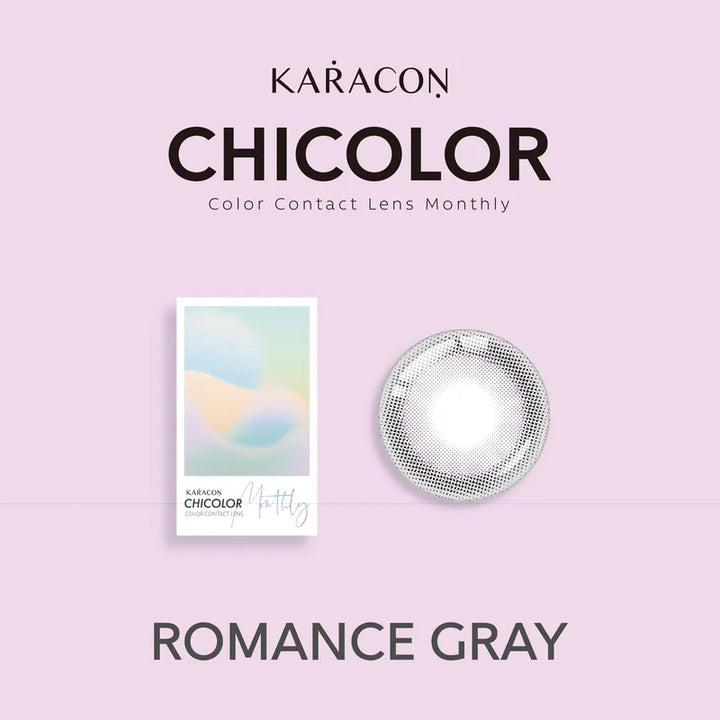 KARACON CHICOLOR #103 Romance Gray 浪漫灰｜每盒1片｜月拋 One Month