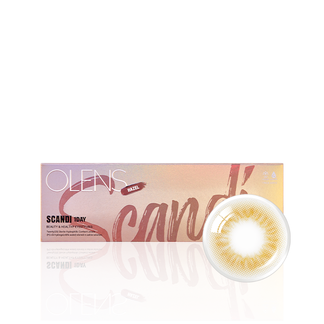 OLENS彩色CON｜Olens Scandi Hazel 1 Day 日拋隱形眼鏡｜每盒20片♡♡｜日拋one day
