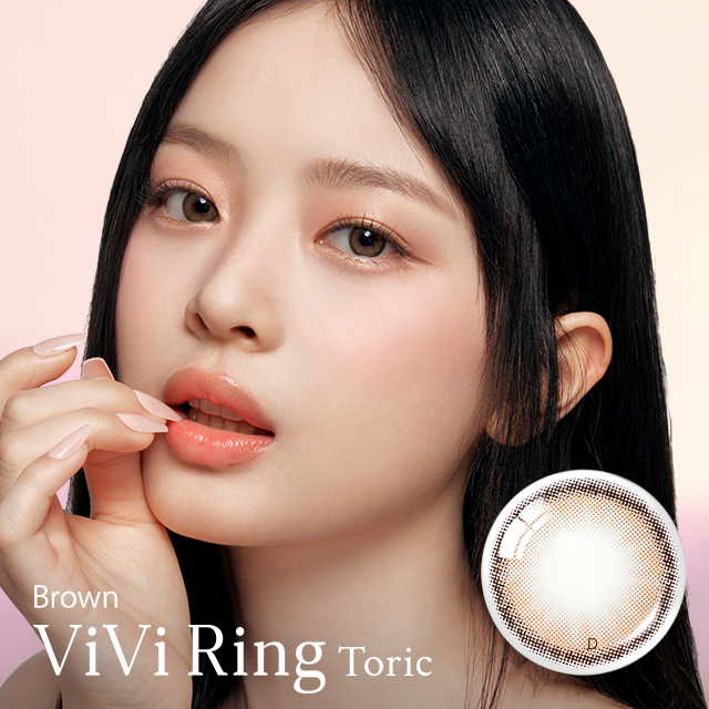 OLENS彩色CON｜Olens Vivi Ring Brown 1 Month Toric 月拋散光隱形眼鏡｜每盒1片♡♡｜月拋one month