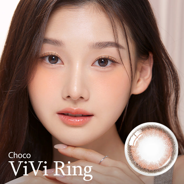 OLENS彩色CON｜Olens Vivi Ring Choco 1 Month 月拋隱形眼鏡｜每盒2片♡♡｜月拋one month