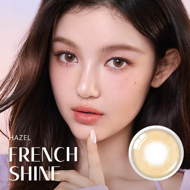 OLENS彩色CON｜Olens French Shine Hazel 1 Day 日拋隱形眼鏡｜每盒10片♡♡｜日拋one day