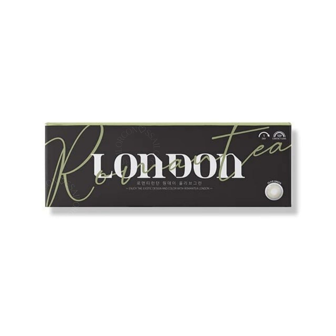 LensTown彩色CON｜LensTown Romantea London Gray 日拋隱形眼鏡｜每盒10片♡♡｜日拋one day