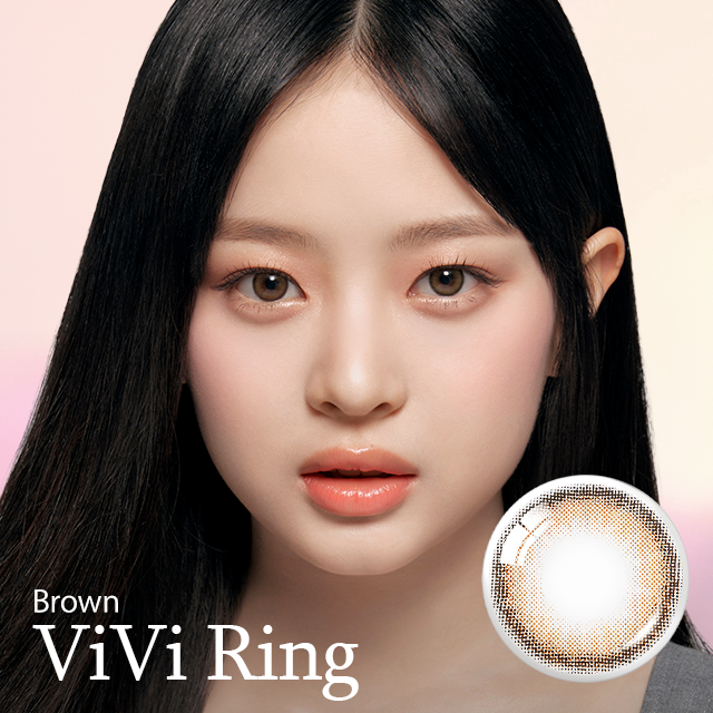 OLENS彩色CON｜Olens Vivi Ring Brown 1 Day 日拋隱形眼鏡｜每盒20片♡♡｜日拋one day