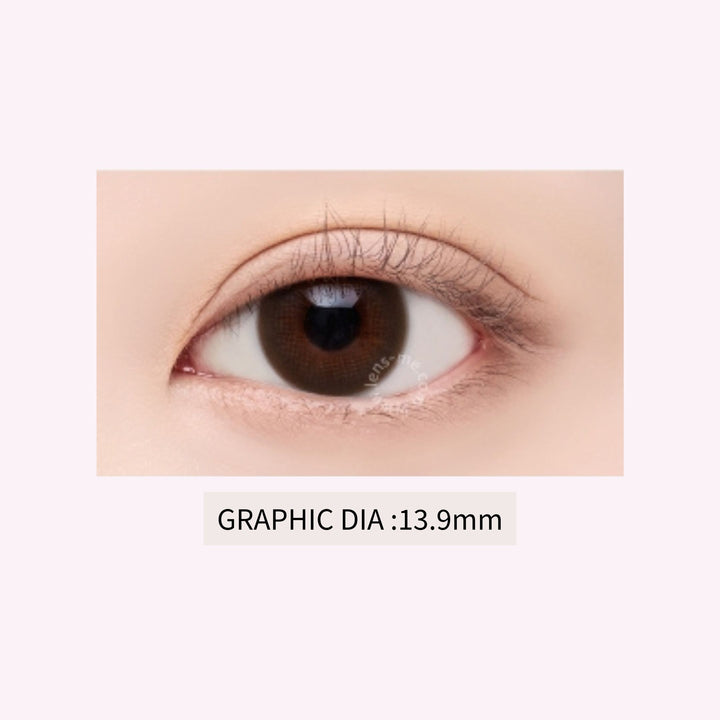LENSME彩色CON｜Lensme Akma Grande choco brown 1 Day 日拋隱形眼鏡｜每盒30片♡♡｜日拋one day