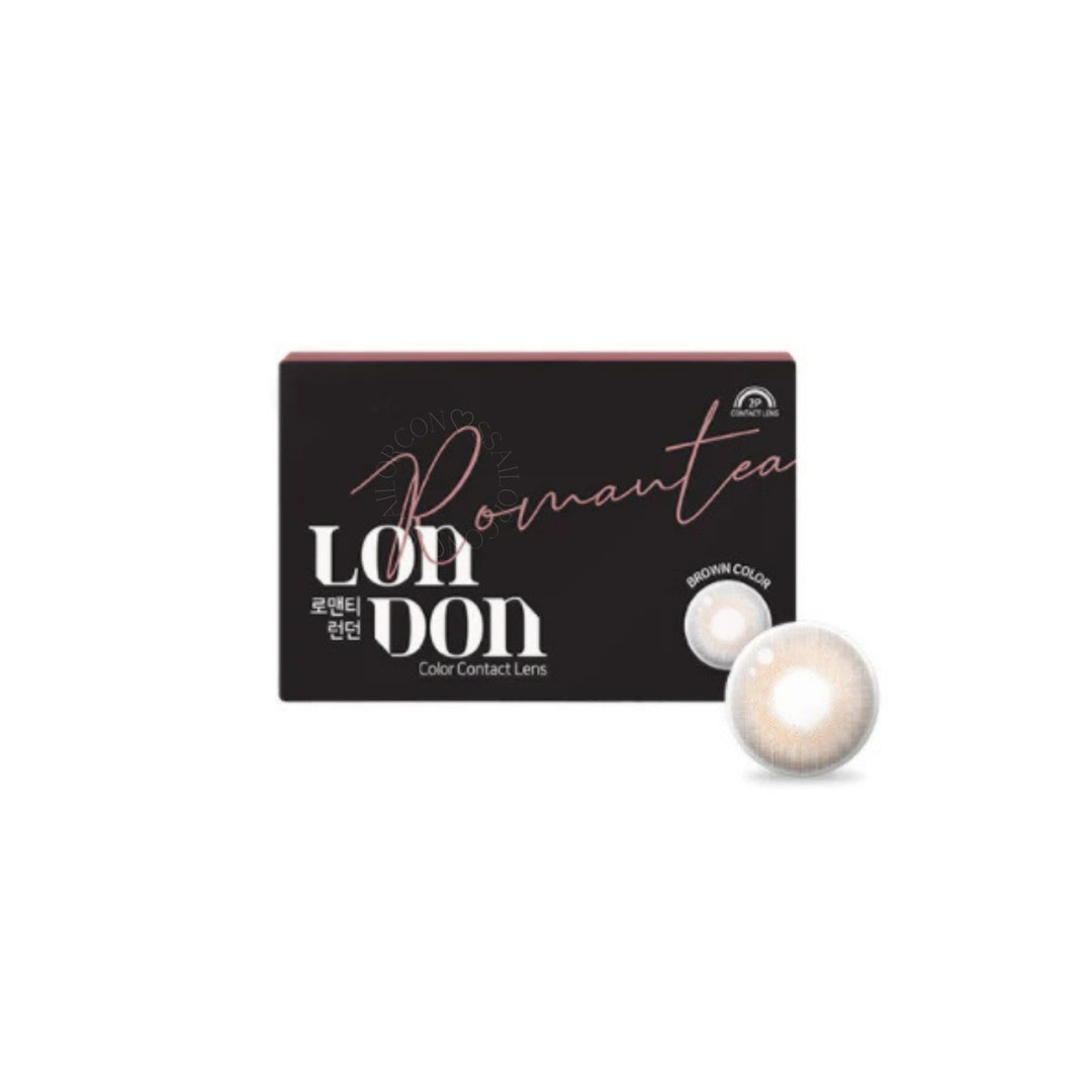 LensTown彩色CON｜LensTown Romantea London Brown 月拋隱形眼鏡｜每盒2片♡♡｜月拋one month