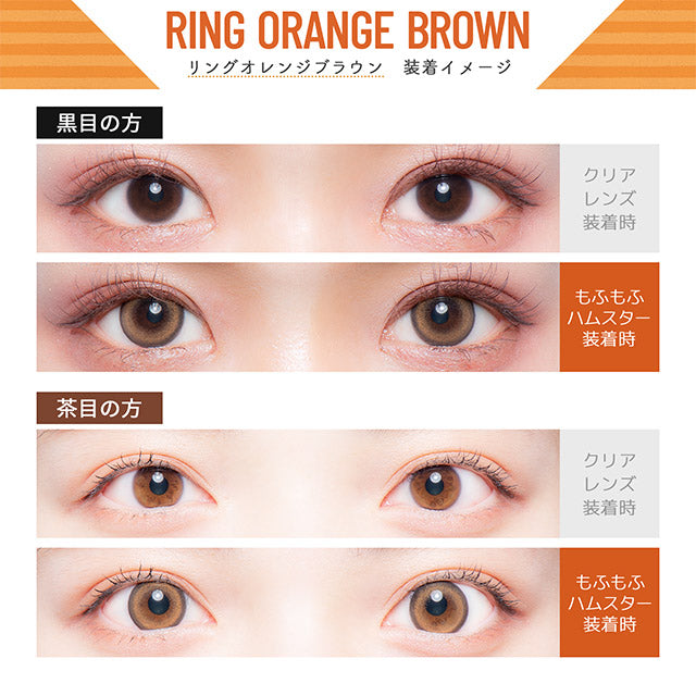 Flurry by Colors｜Ring Orange Brown｜每盒10片♡♡｜日拋DAYCON