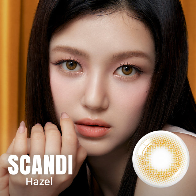 OLENS彩色CON｜Olens Scandi Hazel 1 Month 月拋隱形眼鏡｜每盒2片♡♡｜月拋one month