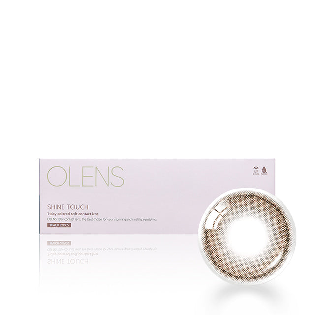 OLENS彩色CON｜Olens Shine Touch Milky Choco 1 Day 日拋隱形眼鏡｜每盒20片♡♡｜日拋one day