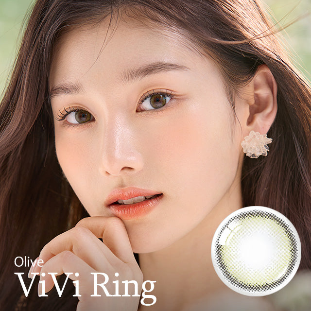 OLENS彩色CON｜Olens Vivi Ring Olive 1 Day 日拋隱形眼鏡｜每盒10片♡♡｜日拋one day