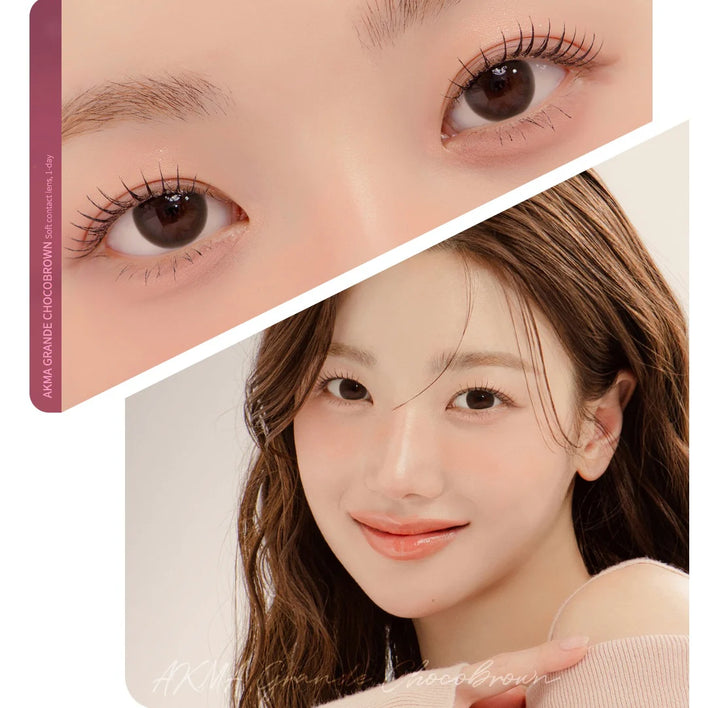LENSME彩色CON｜Lensme Akma Grande choco brown 1 Day 日拋隱形眼鏡｜每盒30片♡♡｜日拋one day
