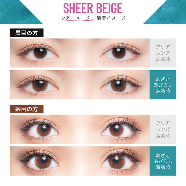 Flurry by Colors｜Sheer Beige｜每盒10片♡♡｜日拋DAYCON