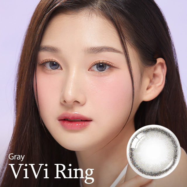 OLENS彩色CON｜Olens Vivi Ring Gray 1 Month 月拋隱形眼鏡｜每盒2片♡♡｜月拋one month