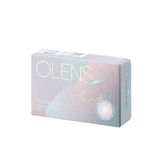 OLENS彩色CON｜Olens French Shine Gray 1 Month 月拋隱形眼鏡｜每盒2片♡♡｜月拋one month