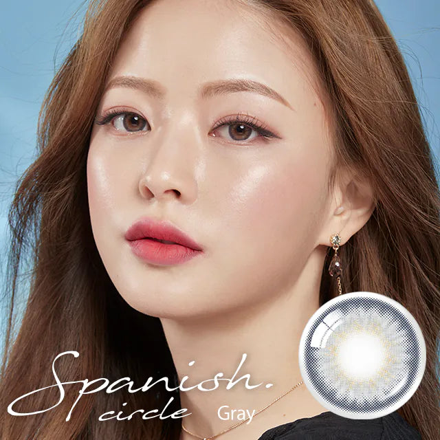 OLENS彩色CON｜Olens Spanish Circle Gray 1 Day 日拋隱形眼鏡｜每盒20片♡♡｜日拋one day