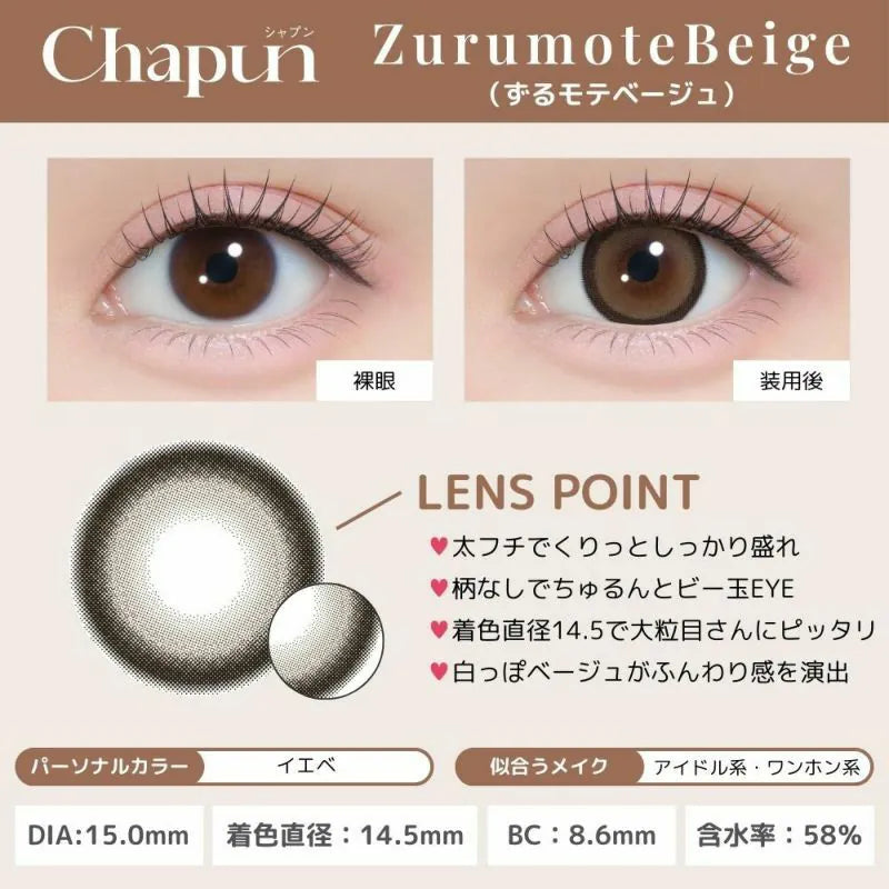 Zurumote Beige Chapun - Lens Review SSAILORCON