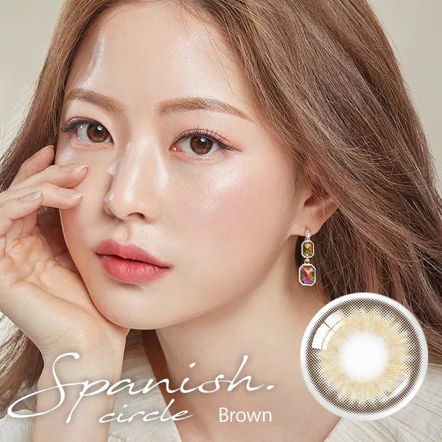 OLENS彩色CON｜Olens Spanish Circle Brown 1 Day 日拋隱形眼鏡｜每盒20片♡♡｜日拋one day