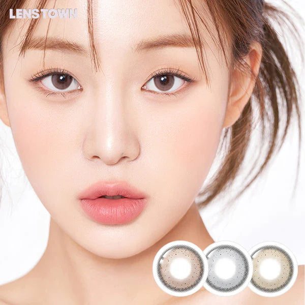 LensTown彩色CON｜LensTown Odd I's m Plain odd Apricot 1 Month 月拋隱形眼鏡｜每盒1片♡♡｜月拋one month