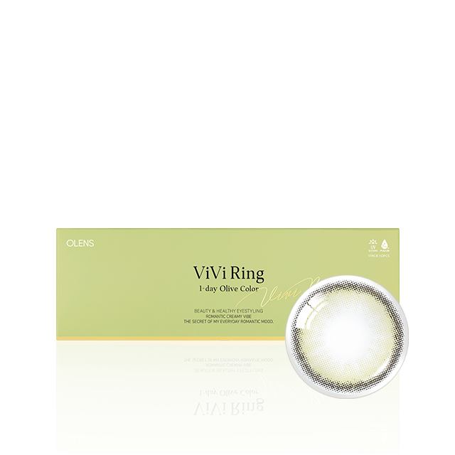 OLENS彩色CON｜Olens Vivi Ring Olive 1 Day 日拋隱形眼鏡｜每盒10片♡♡｜日拋one day