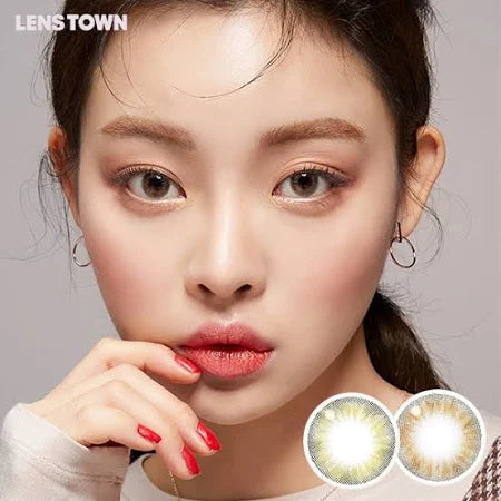 LensTown彩色CON｜LensTown Uni Cozy Brown 1 Month 月拋隱形眼鏡｜每盒1片♡♡｜月拋one month