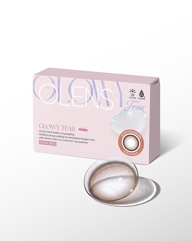 olens-glowy-tear-brown-packaging