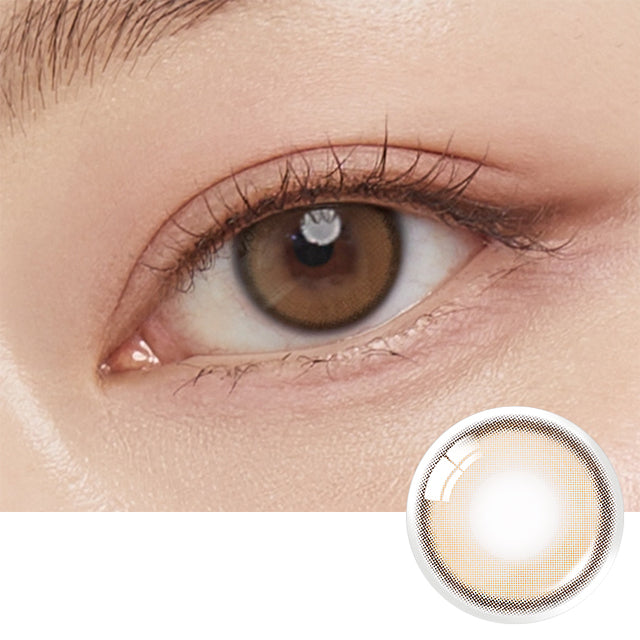 OLENS彩色CON｜Olens Real Ring Brown 1 Day 日拋隱形眼鏡｜每盒20片♡♡｜日拋one day