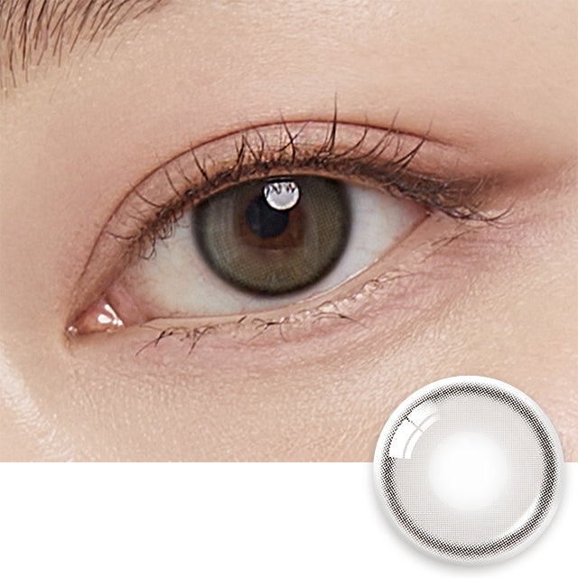 OLENS彩色CON｜Olens Real Ring Gray 1 Day 日拋隱形眼鏡｜每盒10片♡♡｜日拋one day