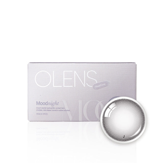 OLENS彩色CON｜Olens Moodnight Mood Gray Toric 1 Month 散光月拋隱形眼鏡｜每盒1片♡♡｜月拋one month
