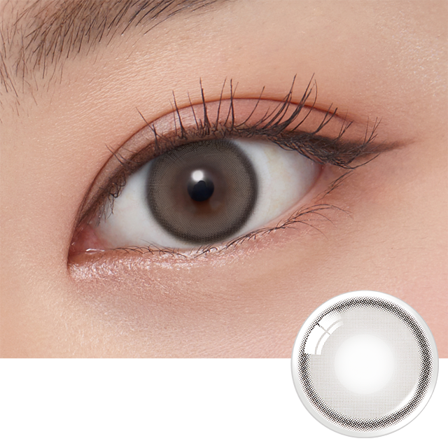 OLENS彩色CON｜Olens Real Ring Gray 1 Month 月拋隱形眼鏡｜每盒2片♡♡｜月拋one month