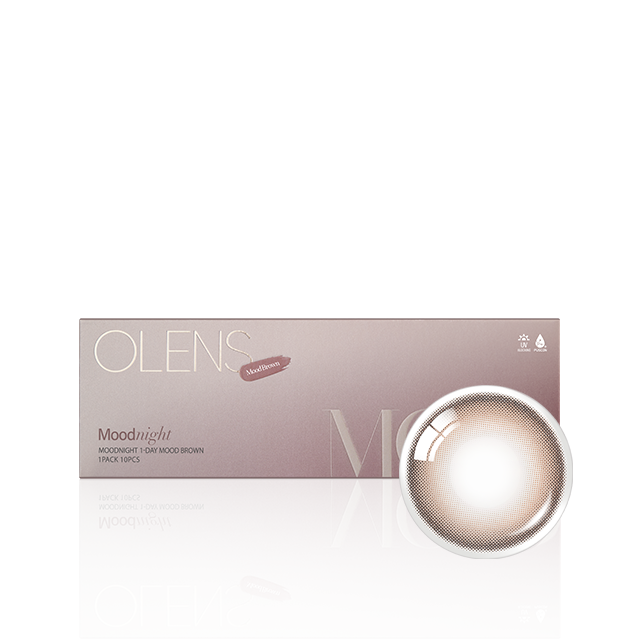 OLENS彩色CON｜Olens Moodnight Mood Brown 1 Day 日拋隱形眼鏡｜每盒20片♡♡｜日拋one day