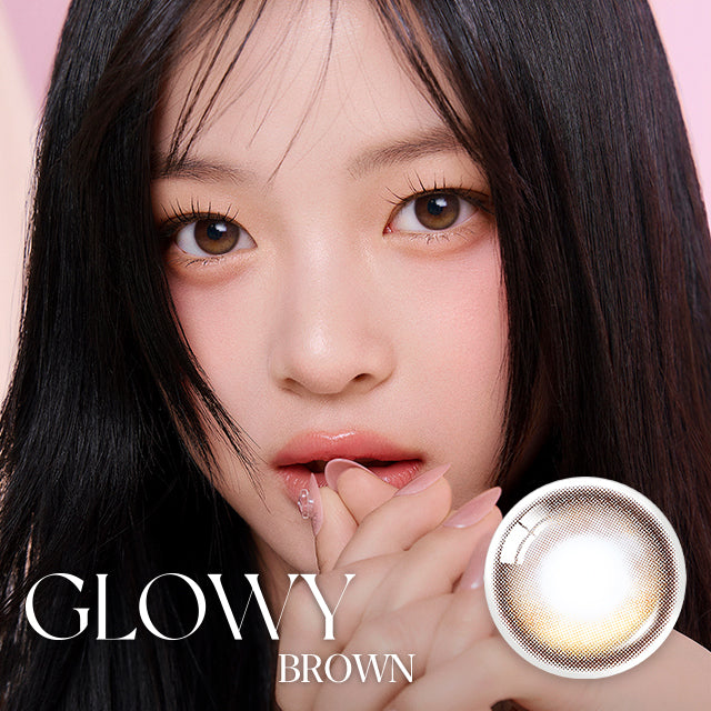 OLENS彩色CON｜Olens Eyelighter Glowy Brown 1 Day 日拋隱形眼鏡｜每盒10片♡♡｜日拋one day