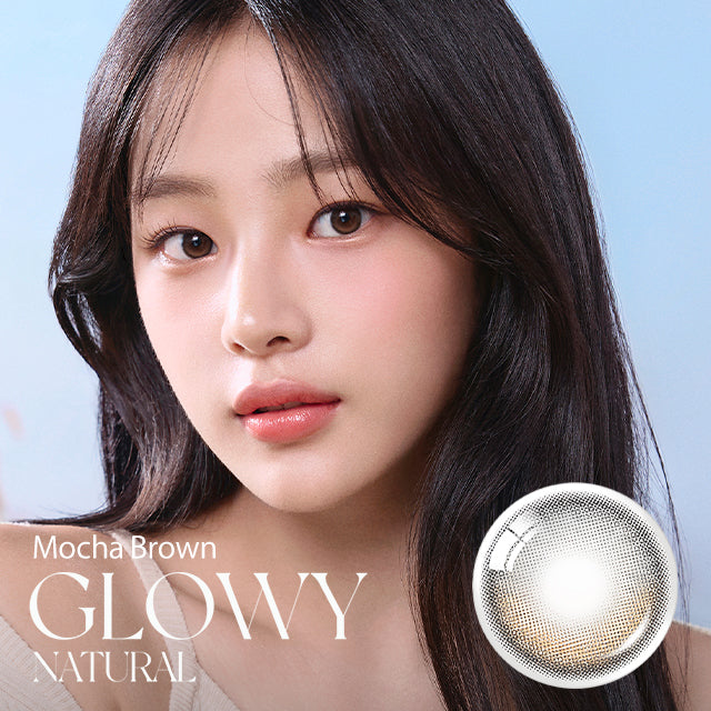 OLENS彩色CON｜Olens Glowy Natural Mocha Brown 1 Month 月拋隱形眼鏡｜每盒2片♡♡｜月拋one month