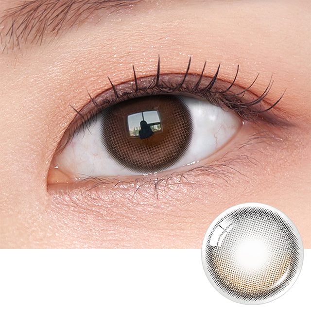 OLENS彩色CON｜Olens Glowy Natural Mocha Brown 1 Month 月拋隱形眼鏡｜每盒2片♡♡｜月拋one month